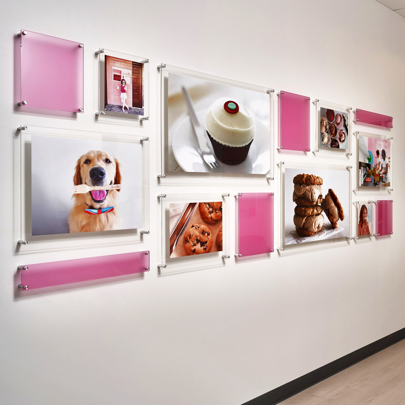 Mondrian 85" Double Panel Wallscape | UV Grade