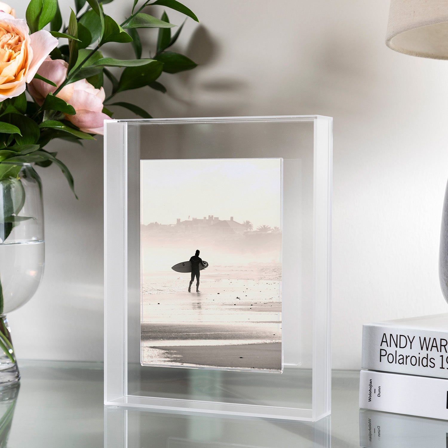 Clear Frost Magnetic Float Frame