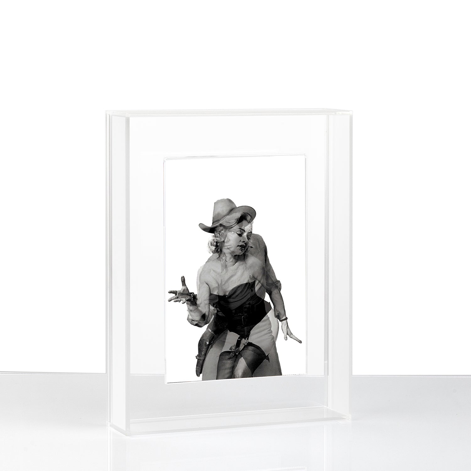 Steady Hands by B. Shawn Cox 4x6 Framed In Your Choice of Magnetic Float Frame