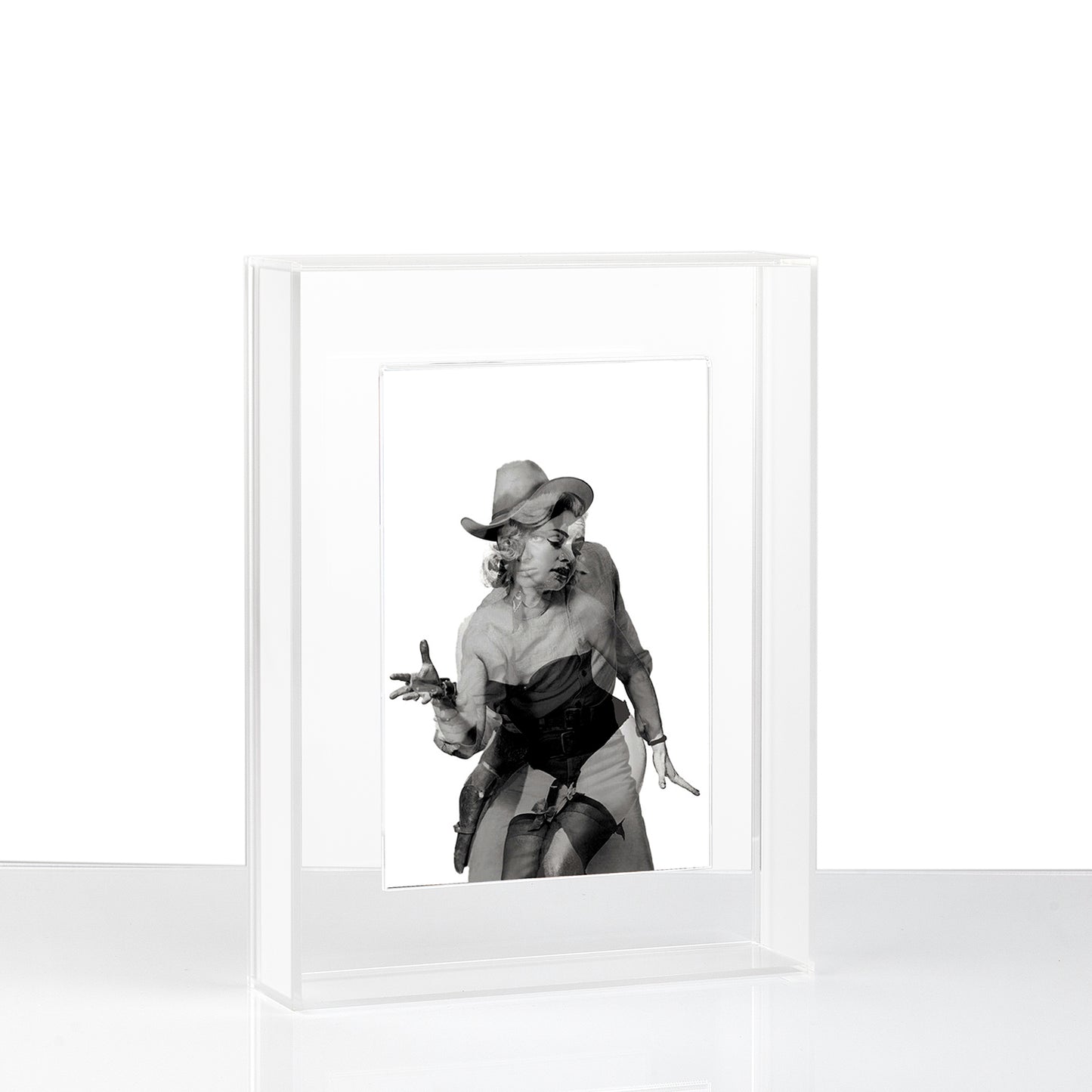 Steady Hands by B. Shawn Cox 4x6 Framed In Your Choice of Float Frame with Magnetic Photo Holder