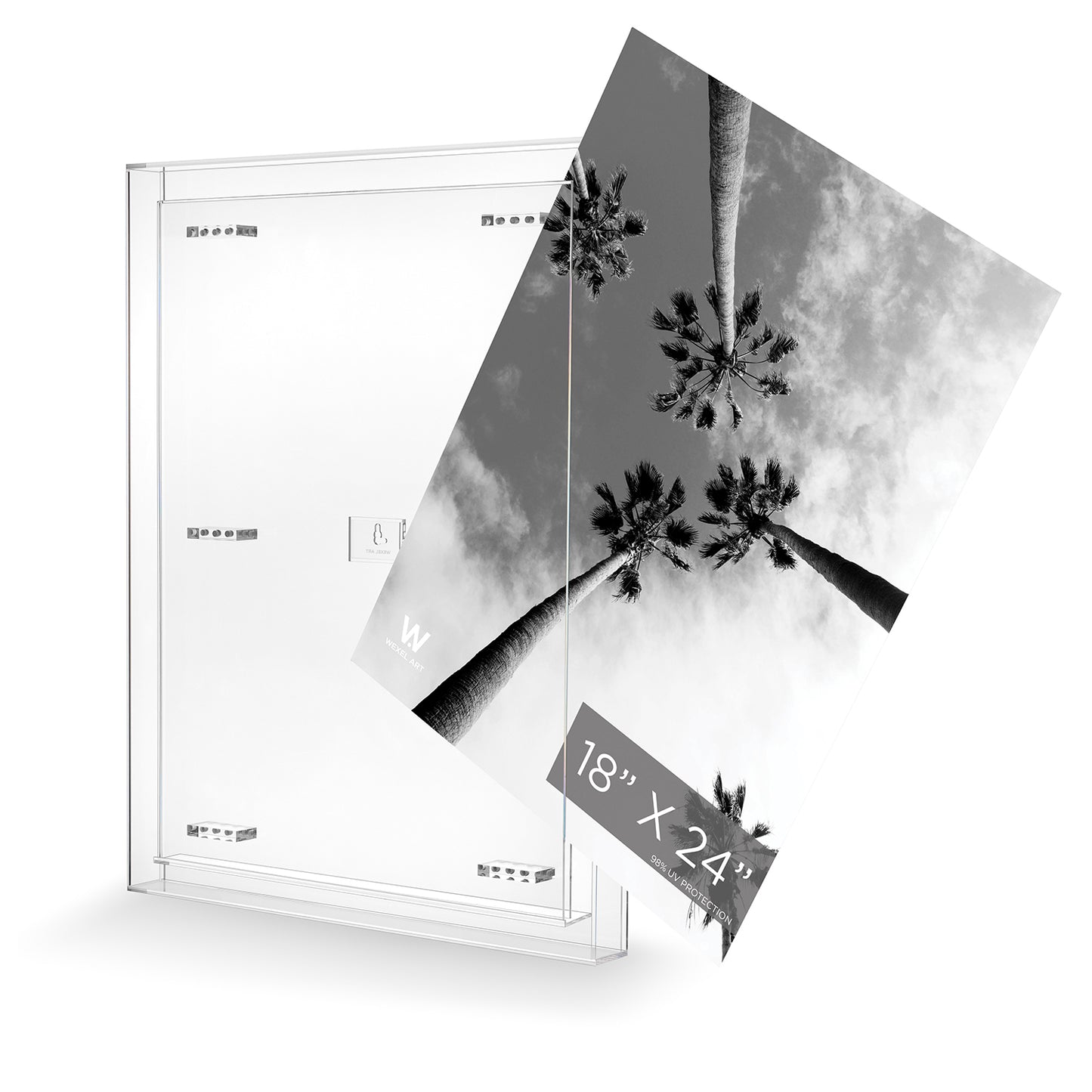 Case Packs of Clear Magnetic Float Frames