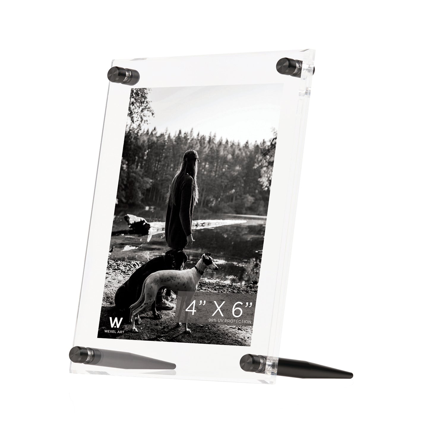 4x6" Acrylic Bevel Tabletop Float Frame