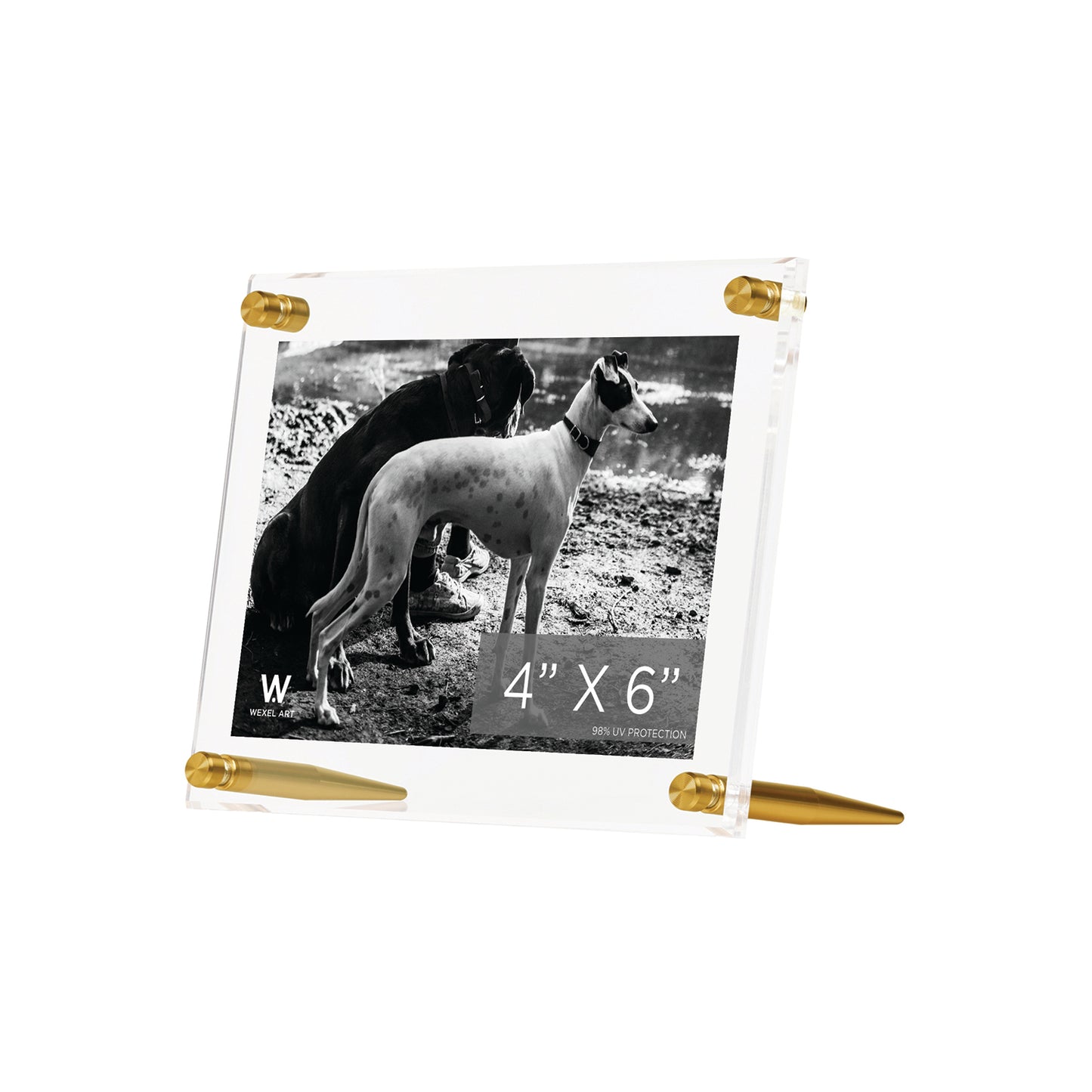 4x6" Acrylic Bevel Tabletop Float Frame