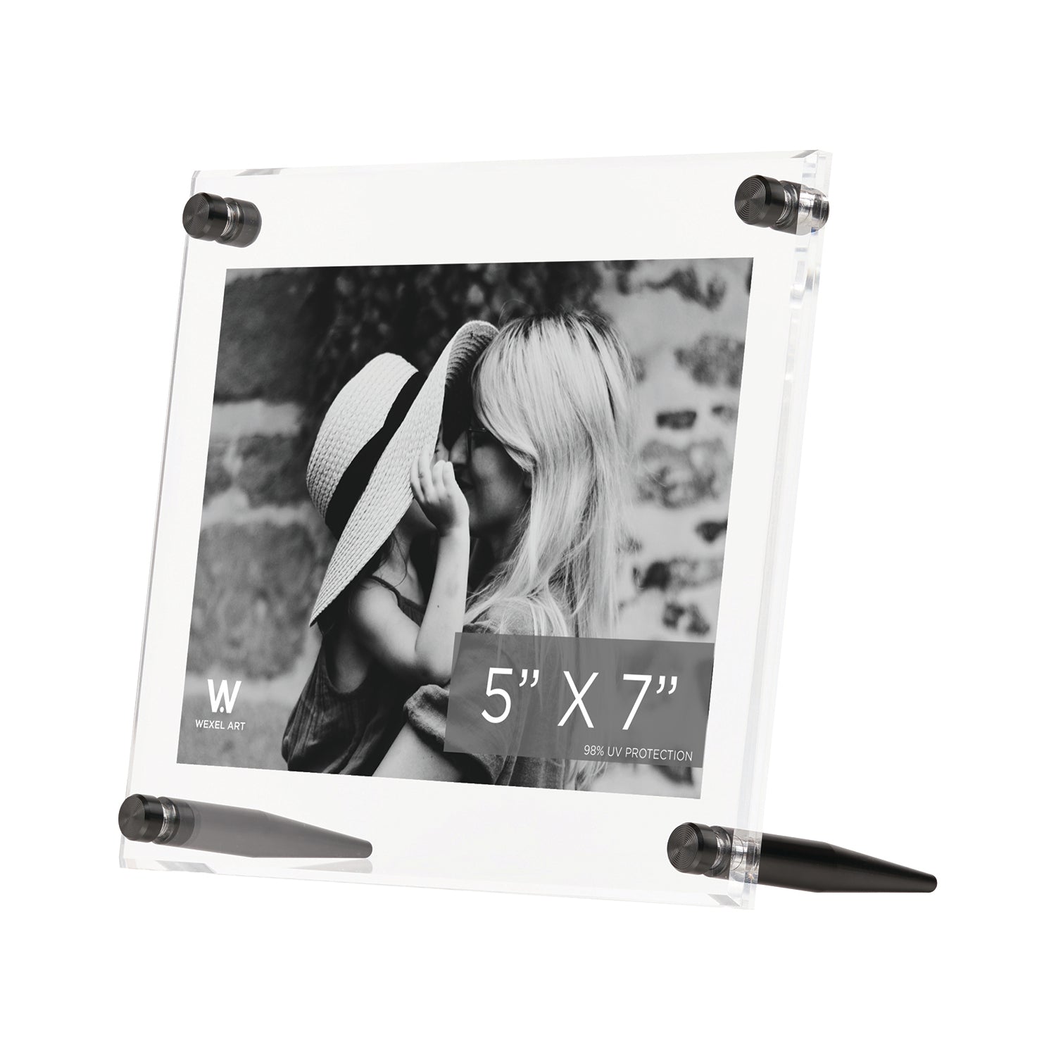 5x7" Acrylic Bevel Tabletop Float Frame