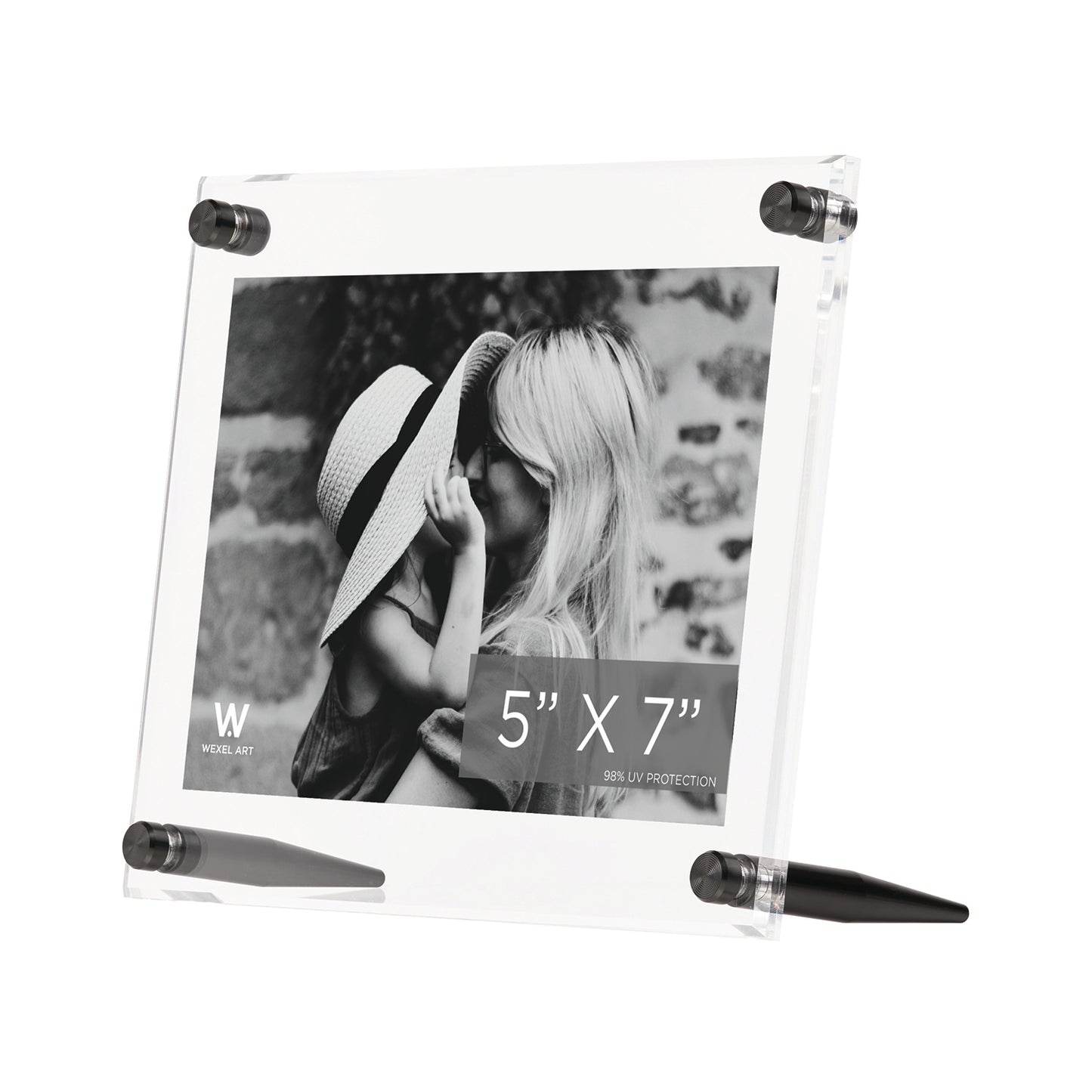 5x7" Acrylic Bevel Tabletop Float Frame