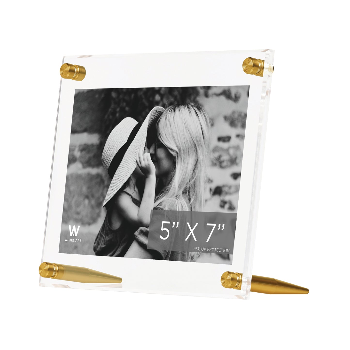 5x7" Acrylic Bevel Tabletop Float Frame