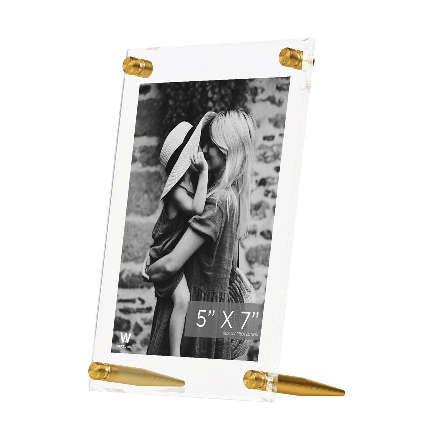 5x7" Acrylic Bevel Tabletop Float Frame