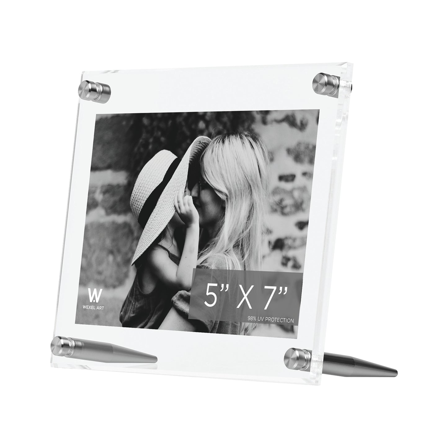 5x7" Acrylic Bevel Tabletop Float Frame