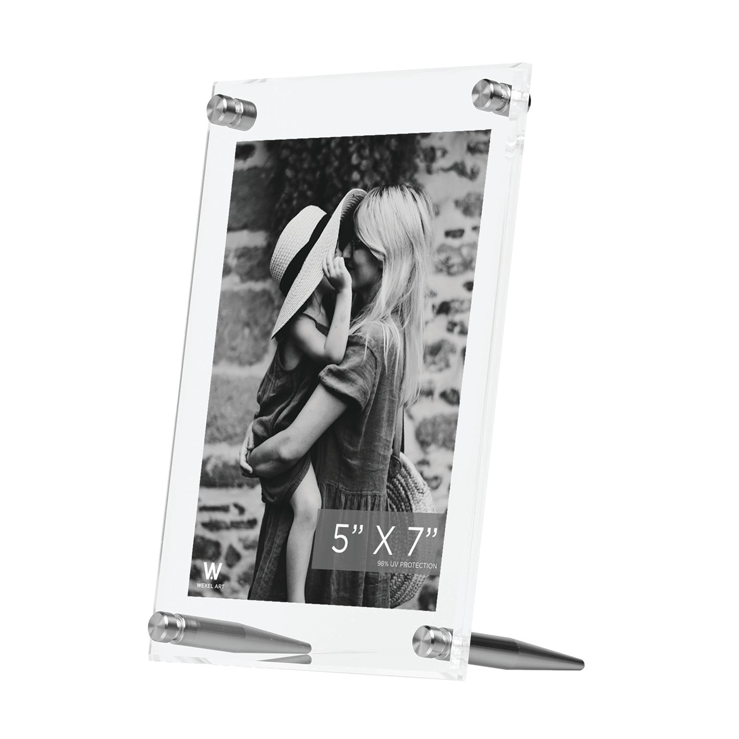 5x7" Acrylic Bevel Tabletop Float Frame