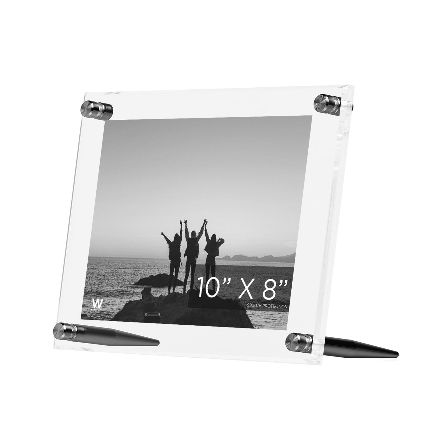 8x10" Acrylic Bevel Tabletop Float Frame