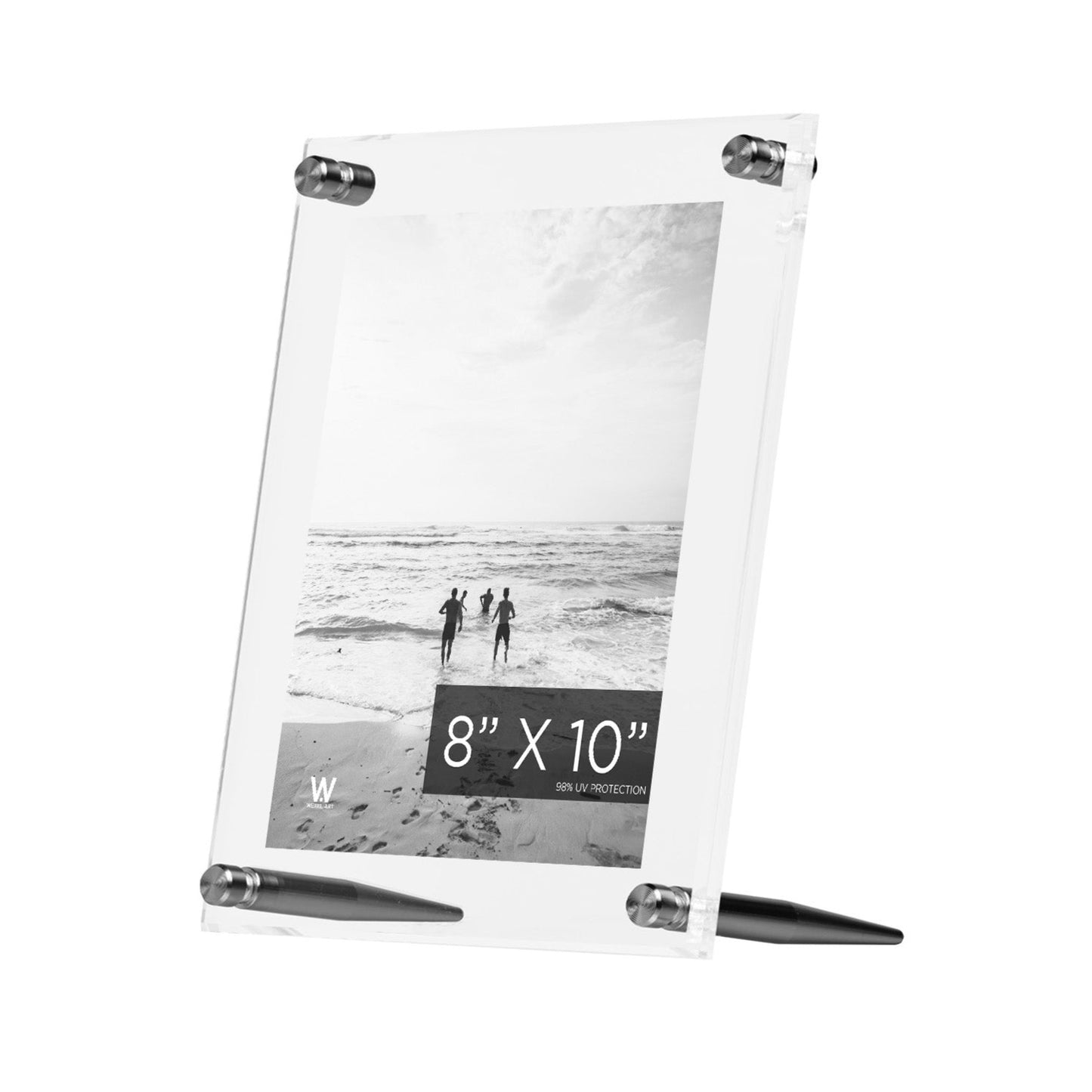 8x10" Acrylic Bevel Tabletop Float Frame