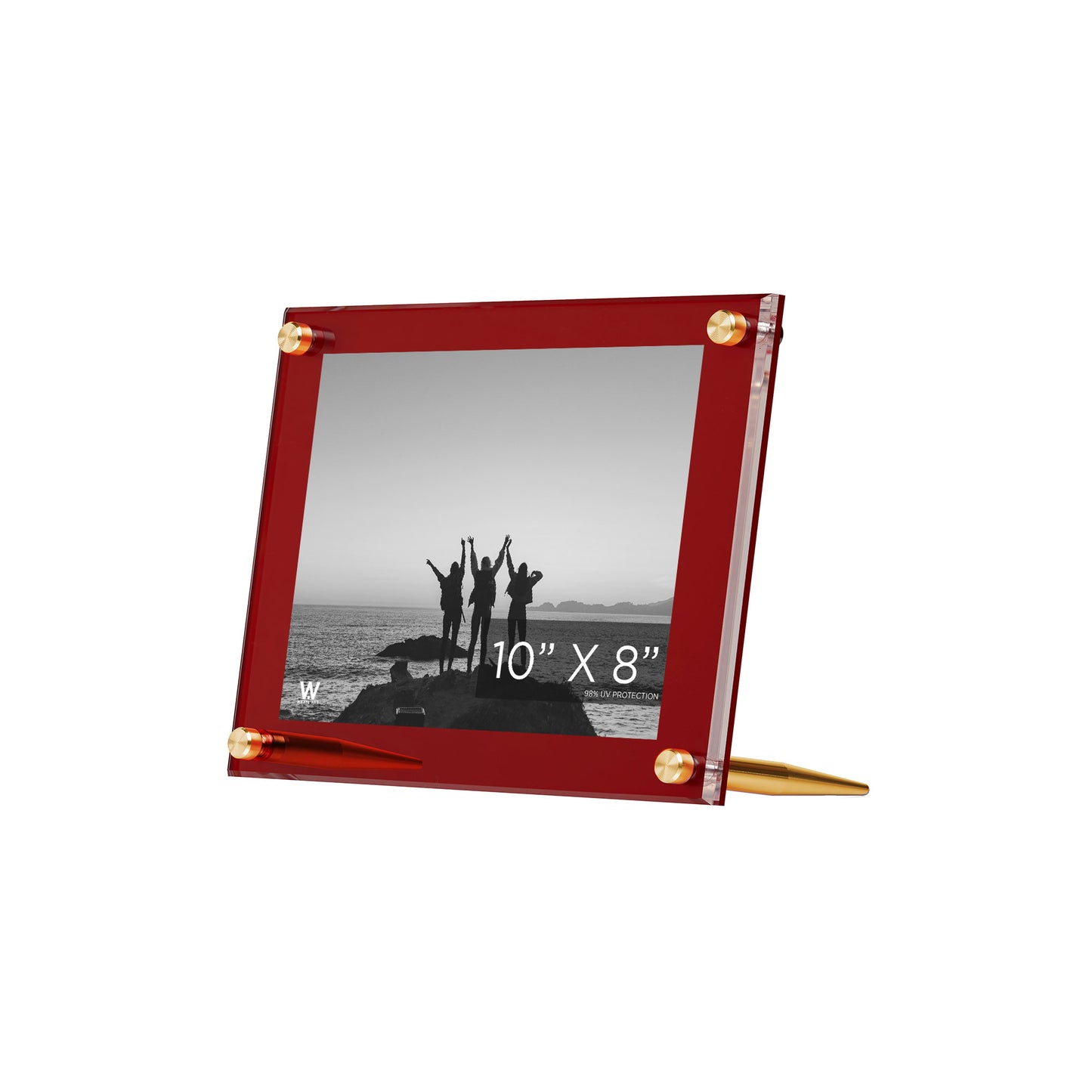 8x10" Acrylic Bevel Tabletop Float Frame