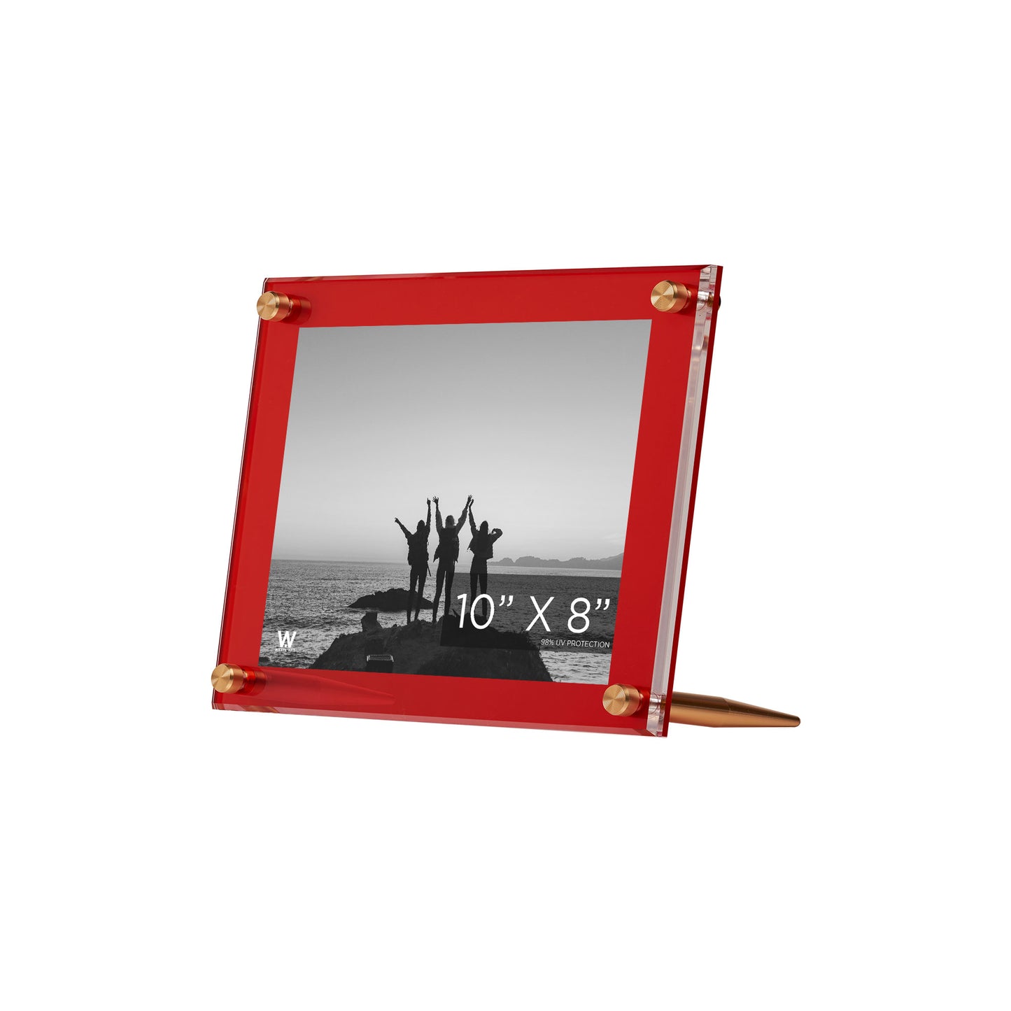 8x10" Acrylic Bevel Tabletop Float Frame