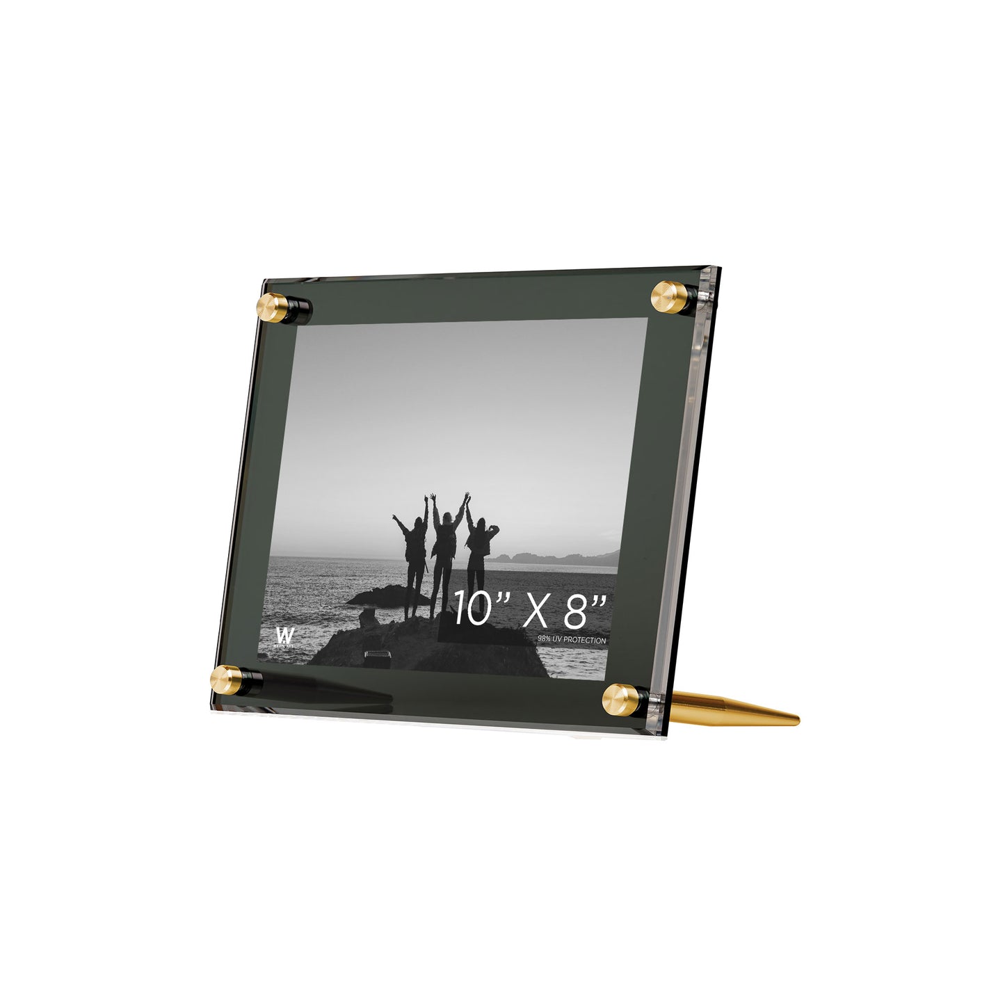 8x10" Acrylic Bevel Tabletop Float Frame