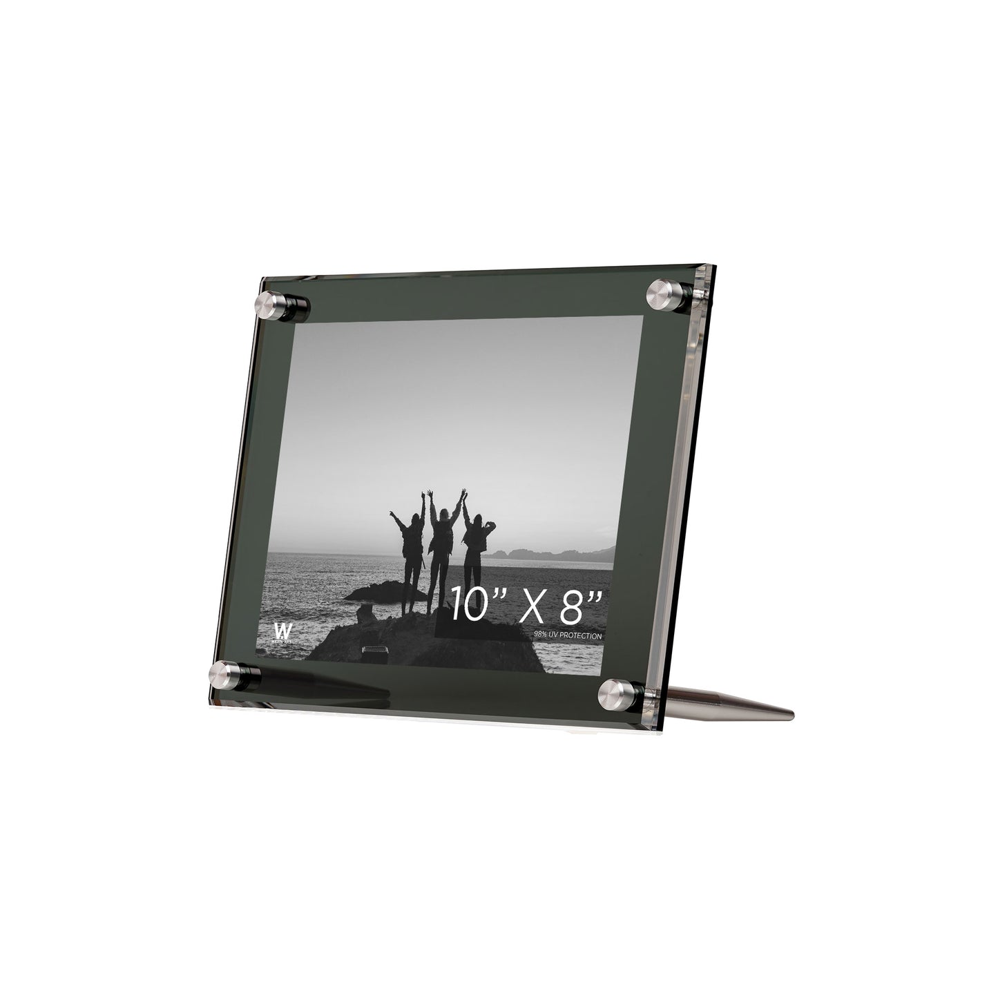 8x10" Acrylic Bevel Tabletop Float Frame