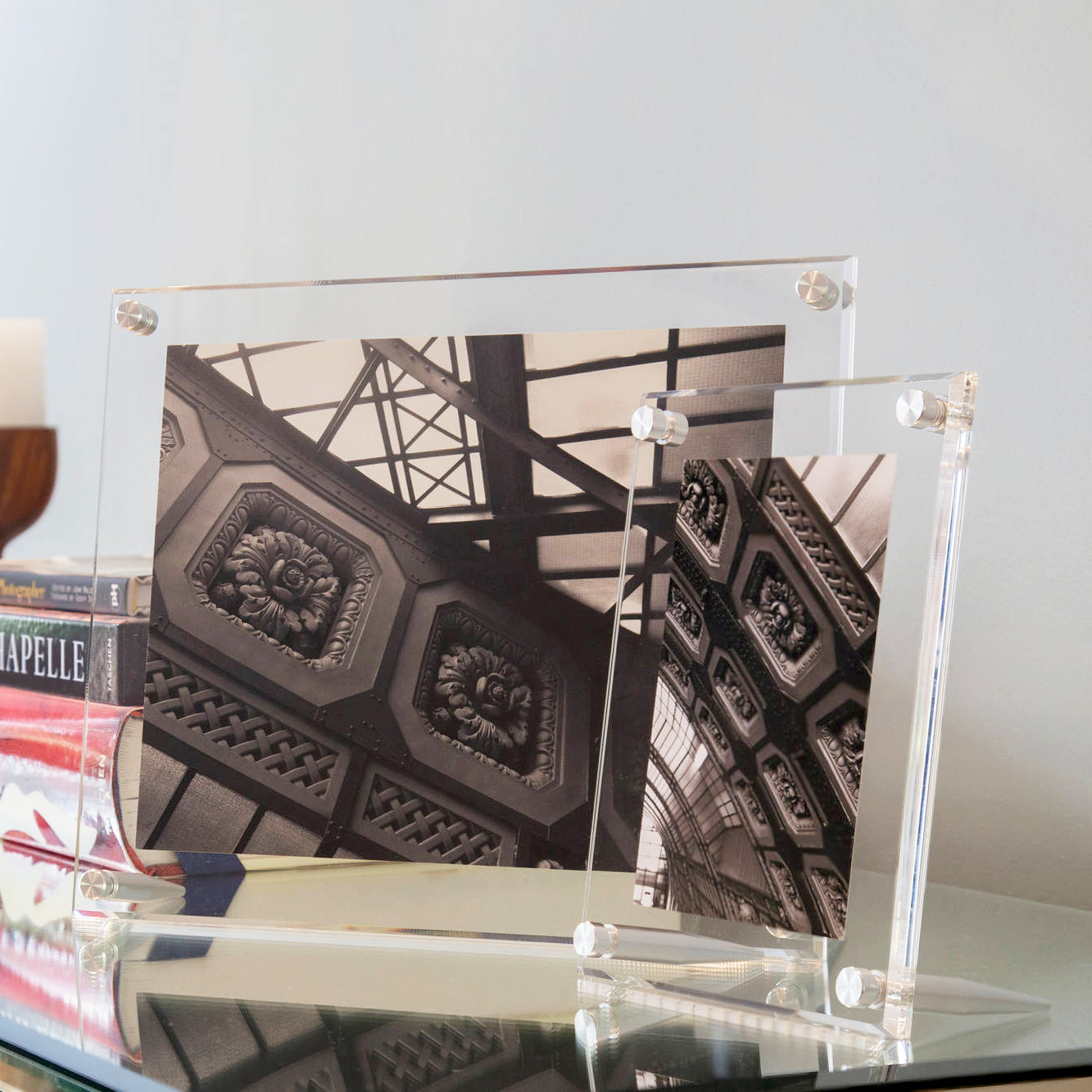 Case of 5: 4x6" Clear Bevel Tabletop Frame