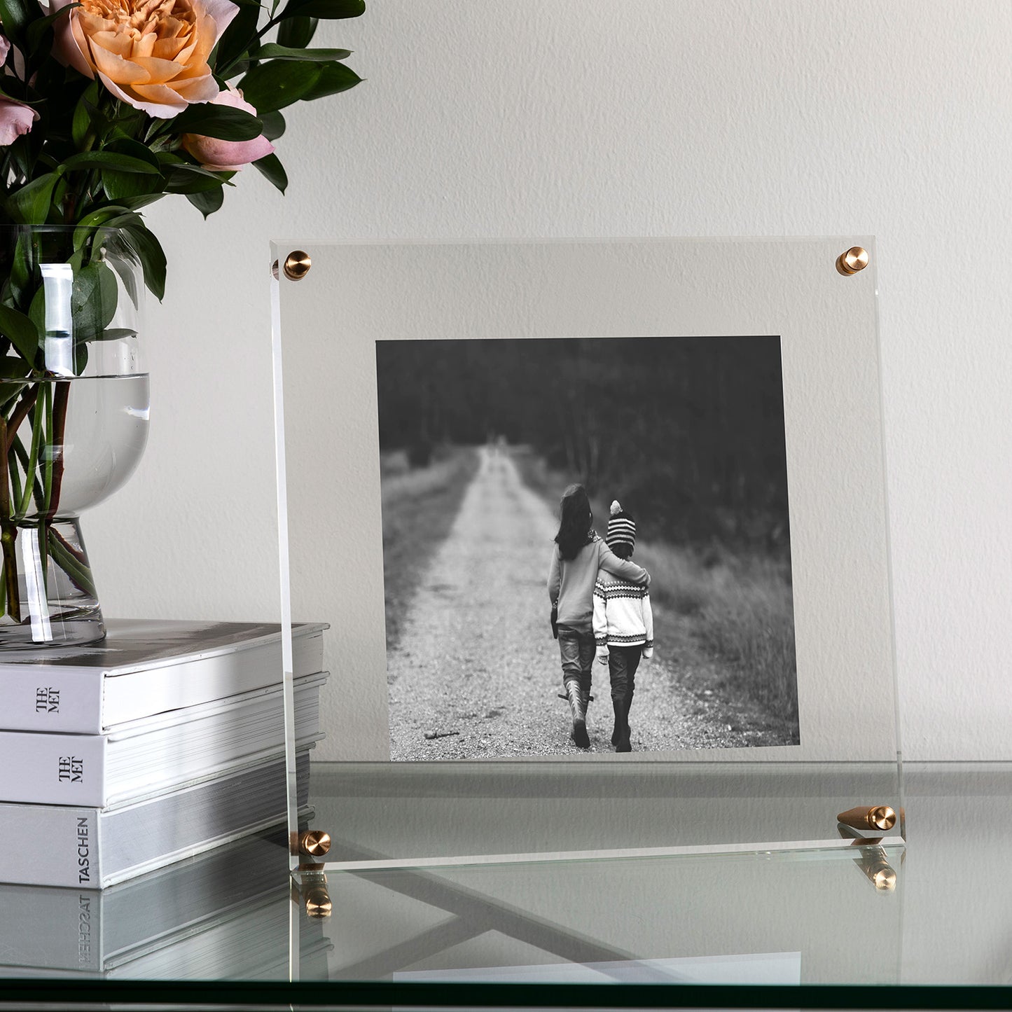 Acrylic Bevel Tabletop Float Frames