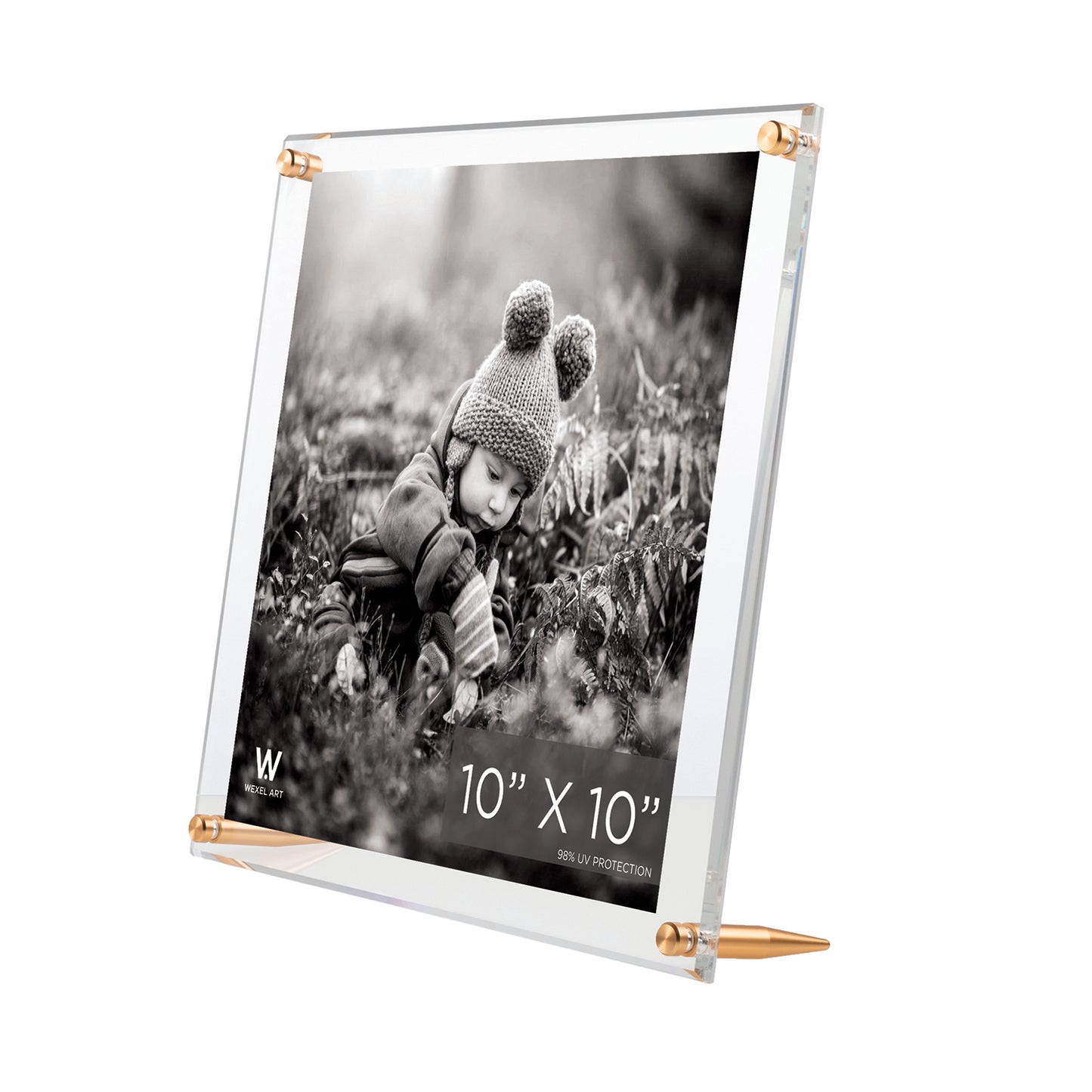 10x10" Acrylic Bevel Tabletop Float Frame