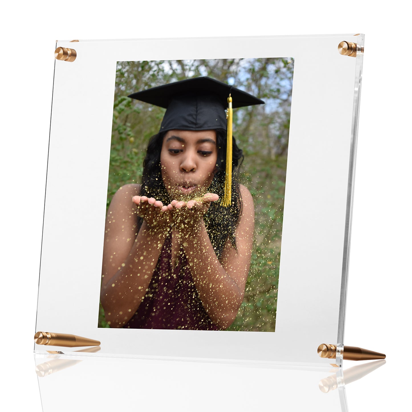 9x12" Acrylic Bevel Tabletop Float Frame