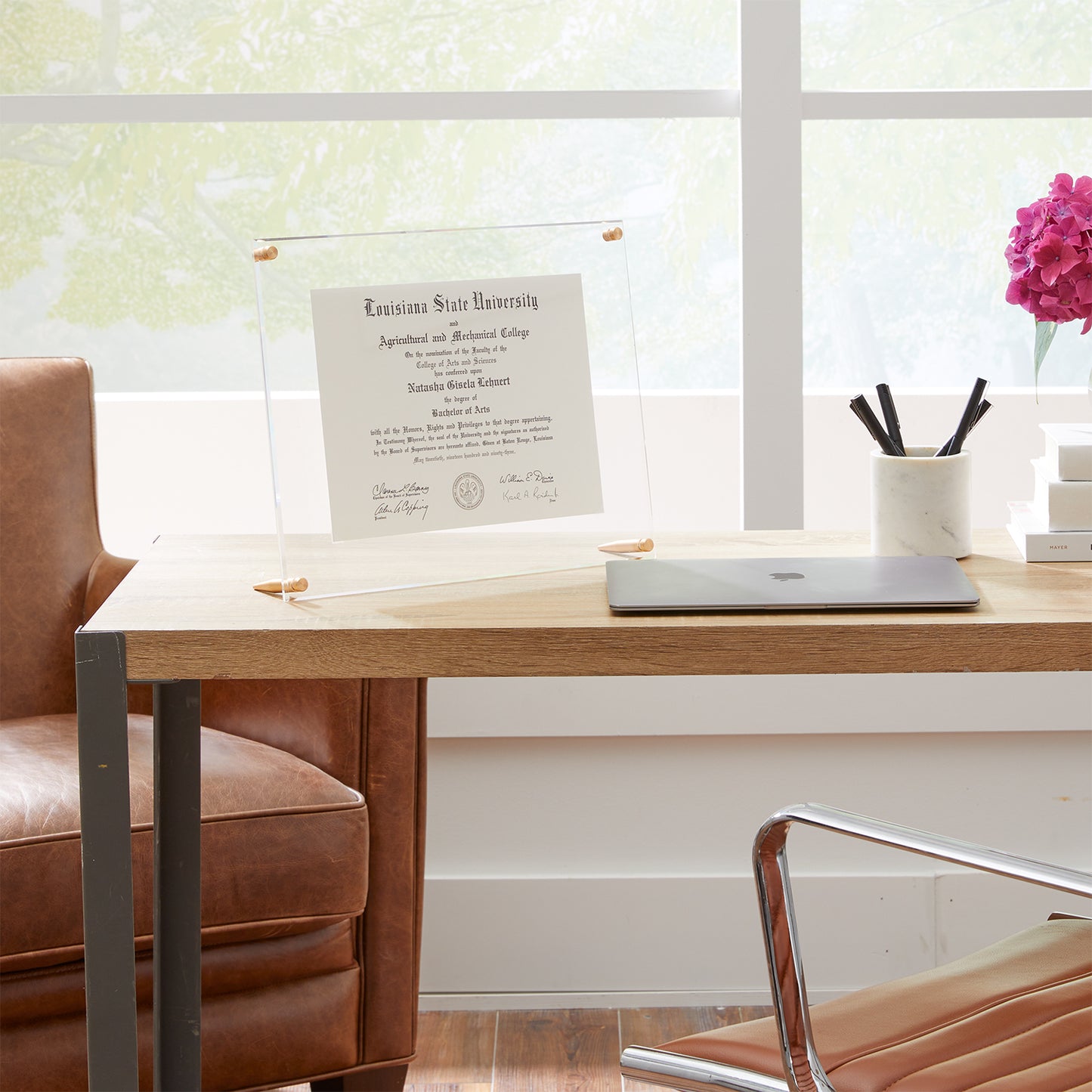 Acrylic Bevel Tabletop Float Frames