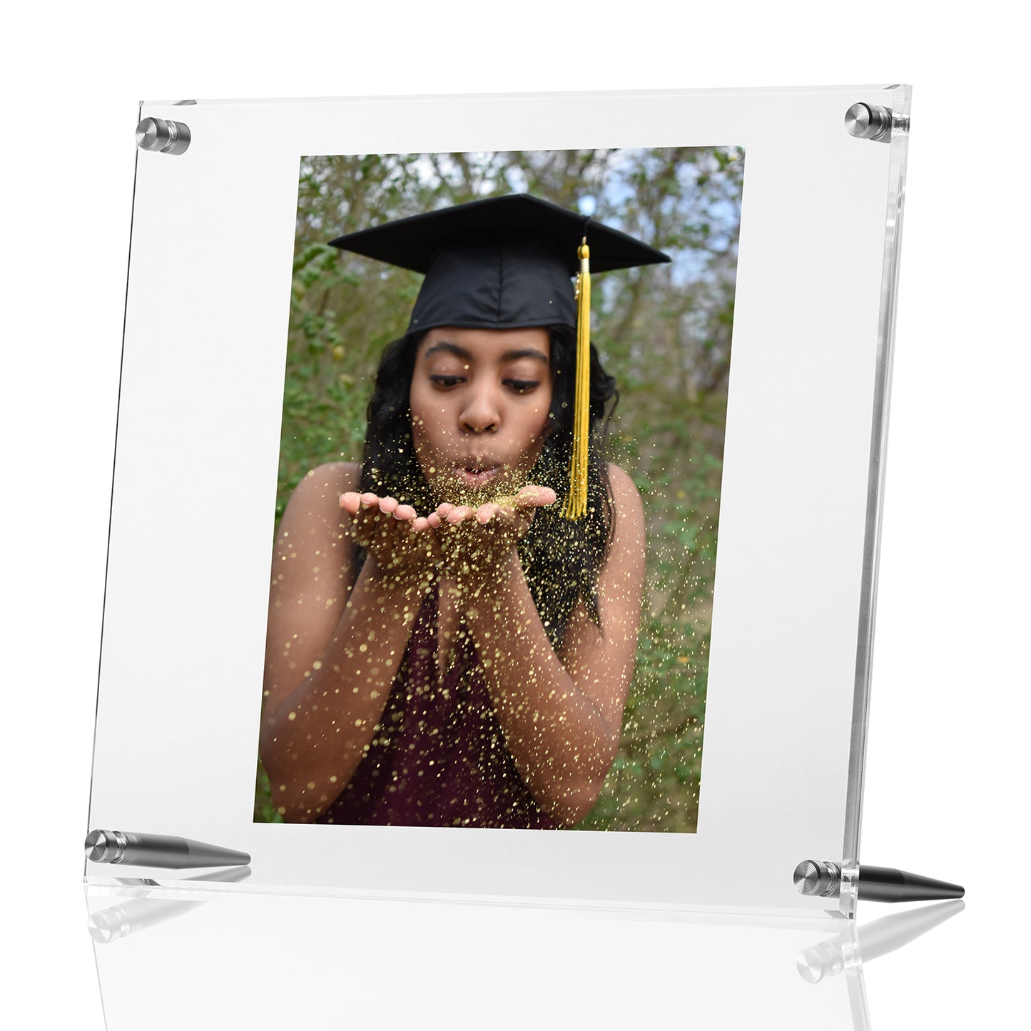 9x12" Acrylic Bevel Tabletop Float Frame
