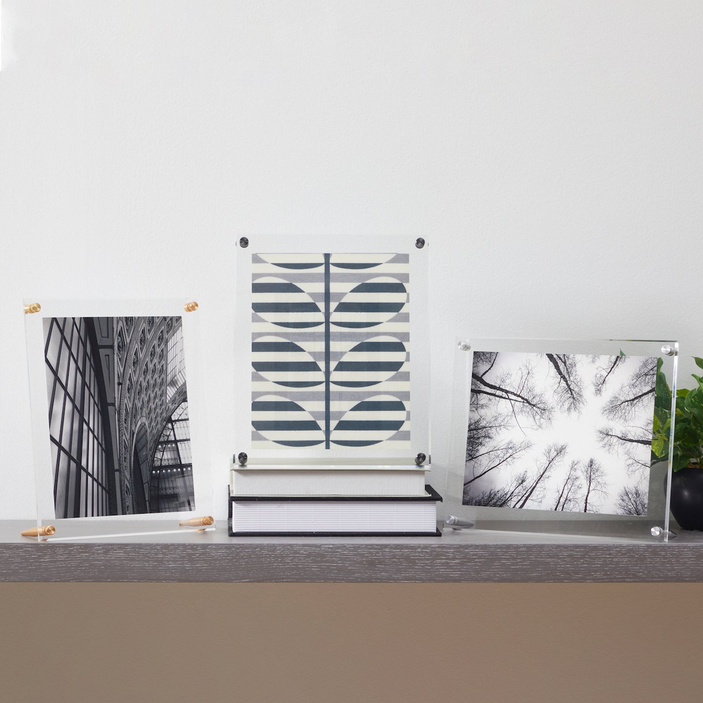 8x10" Acrylic Bevel Tabletop Float Frame