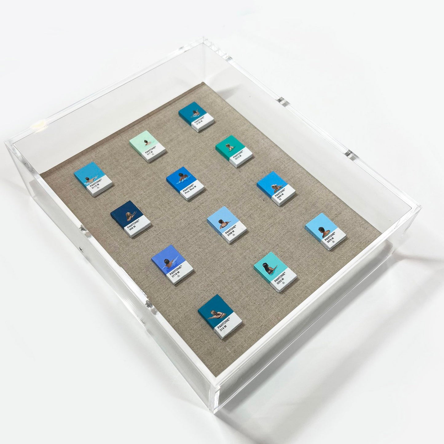 Case Pack of Shadowbox with Canvas - 3" Depth