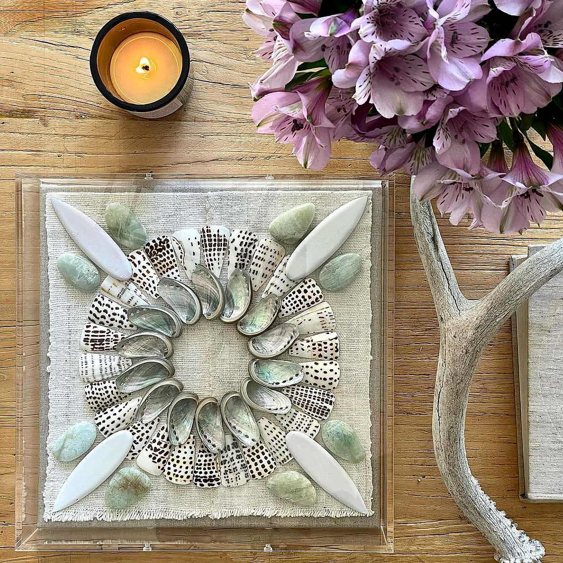 Modern UV-Grade Acrylic Shadowbox with Linen Canvas 3" Depth