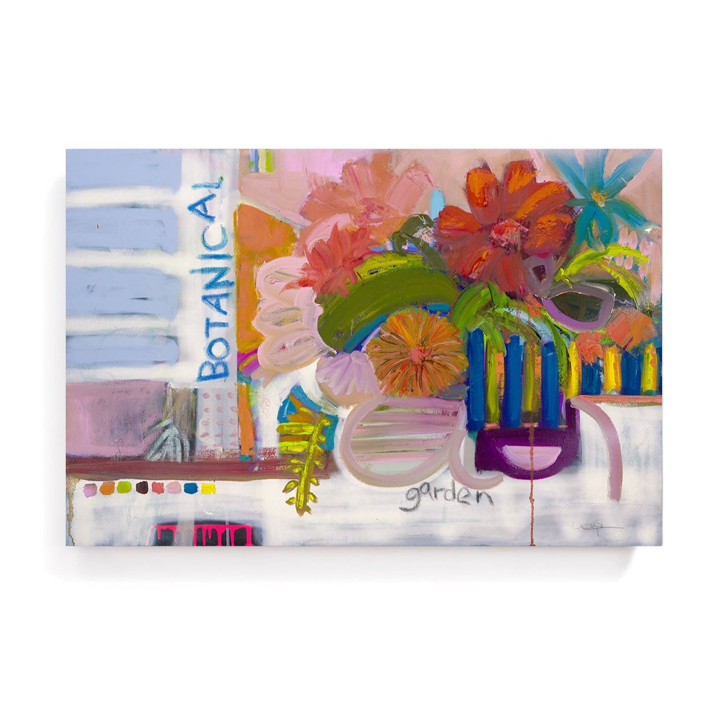 Sample Sale Canvas Art - Botanical Gardens by Windy O'Connor (36x24x1" Canvas)