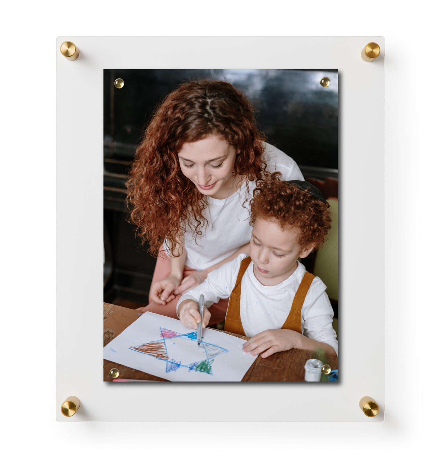 Holiday Cards + Photos Single Panel Memo Board