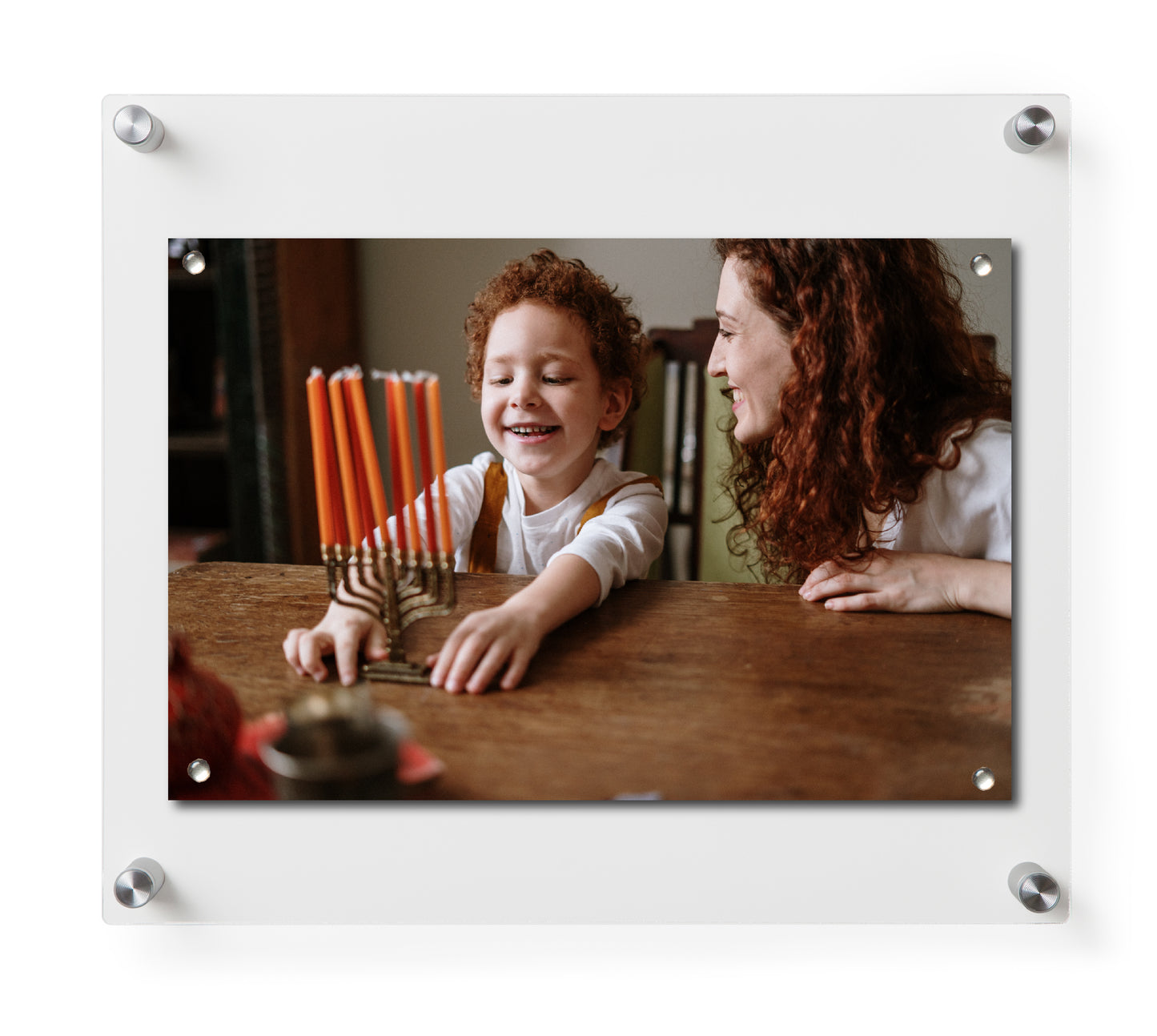 Holiday Cards + Photos Single Panel Memo Board