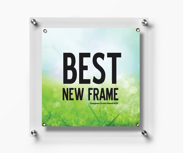 Case Pack of Five Units of 14" x 14" Changeable Wall Displays BeSquare