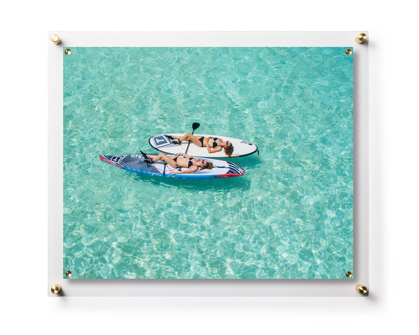 Case Pack of Four Units of 19 x 23" Poster Floating Acrylic Wall Frame for 16x20 Art
