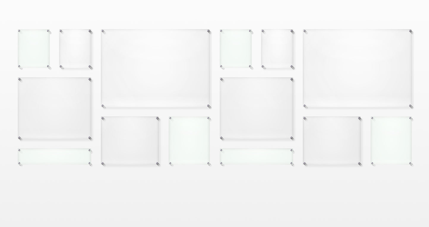 WS Gallery: Mondrian 121" Double Panel Frames