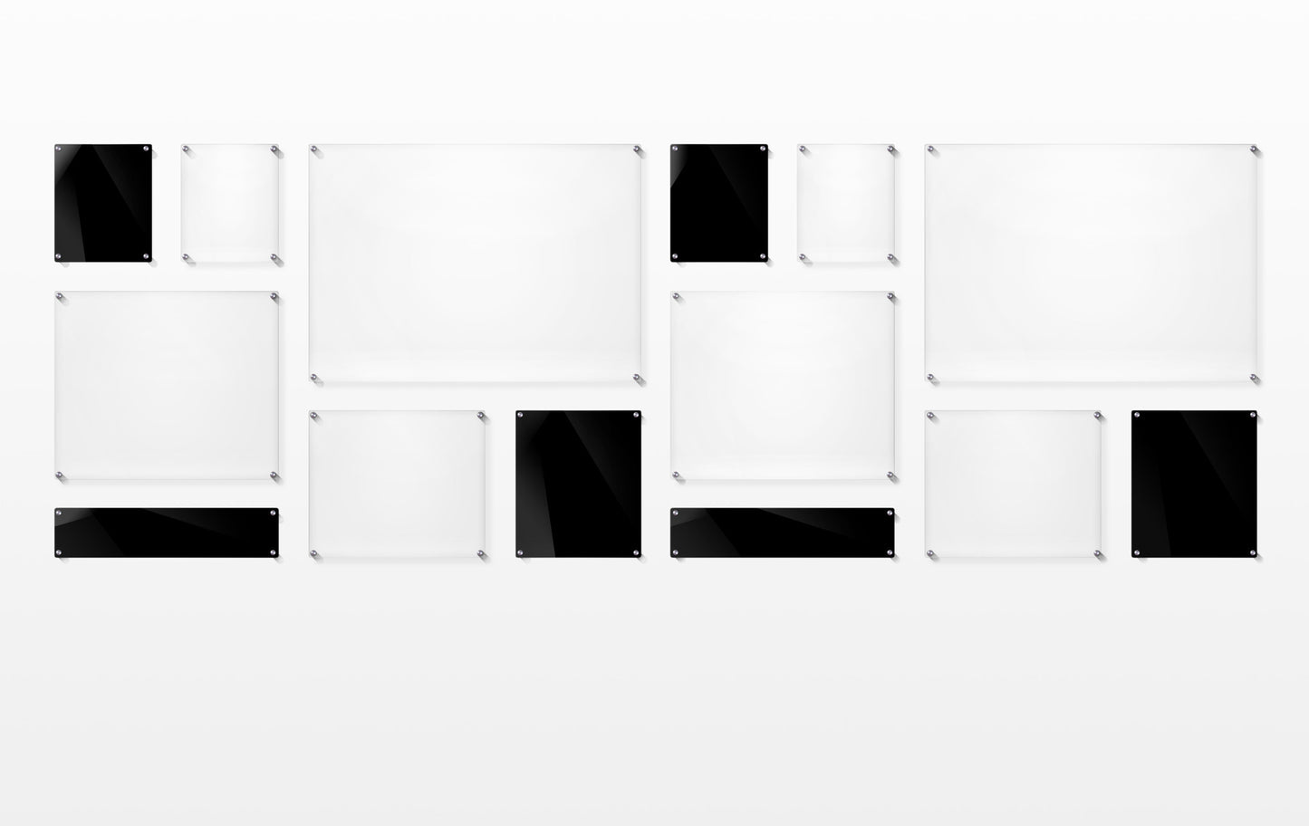 Mondrian 121" Double Panel Wallscape | UV Grade