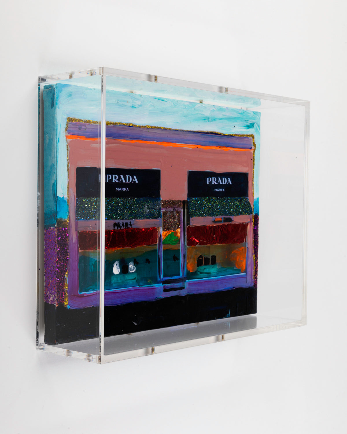 Bachman + Petrie Framed 8x10x3" Art