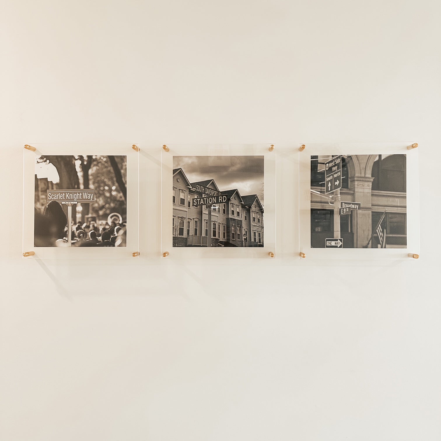 Triade Set of 3 Acrylic Float Frames