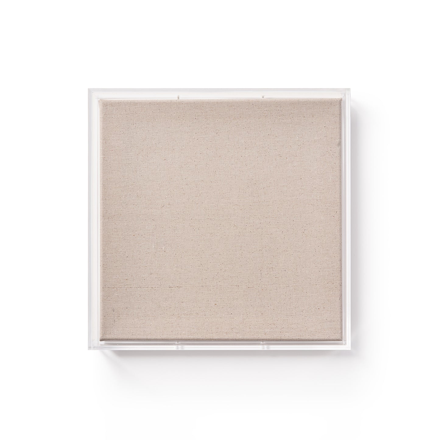 Case of 4 10x10x3 Acrylic Box with Linen Canvas