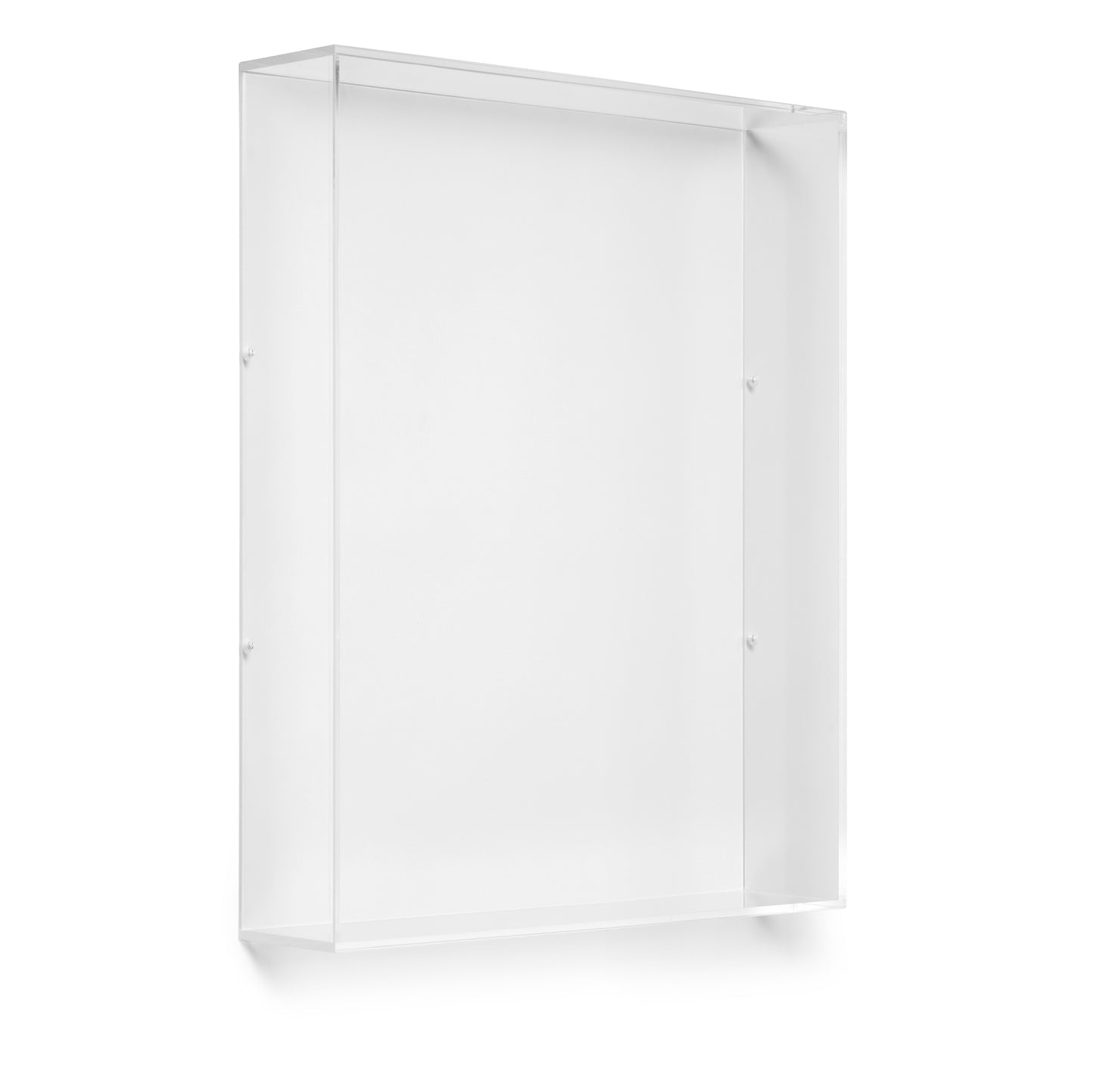 18" x 24" x 3" Backless Modern UV-Grade Acrylic Shadowboxes