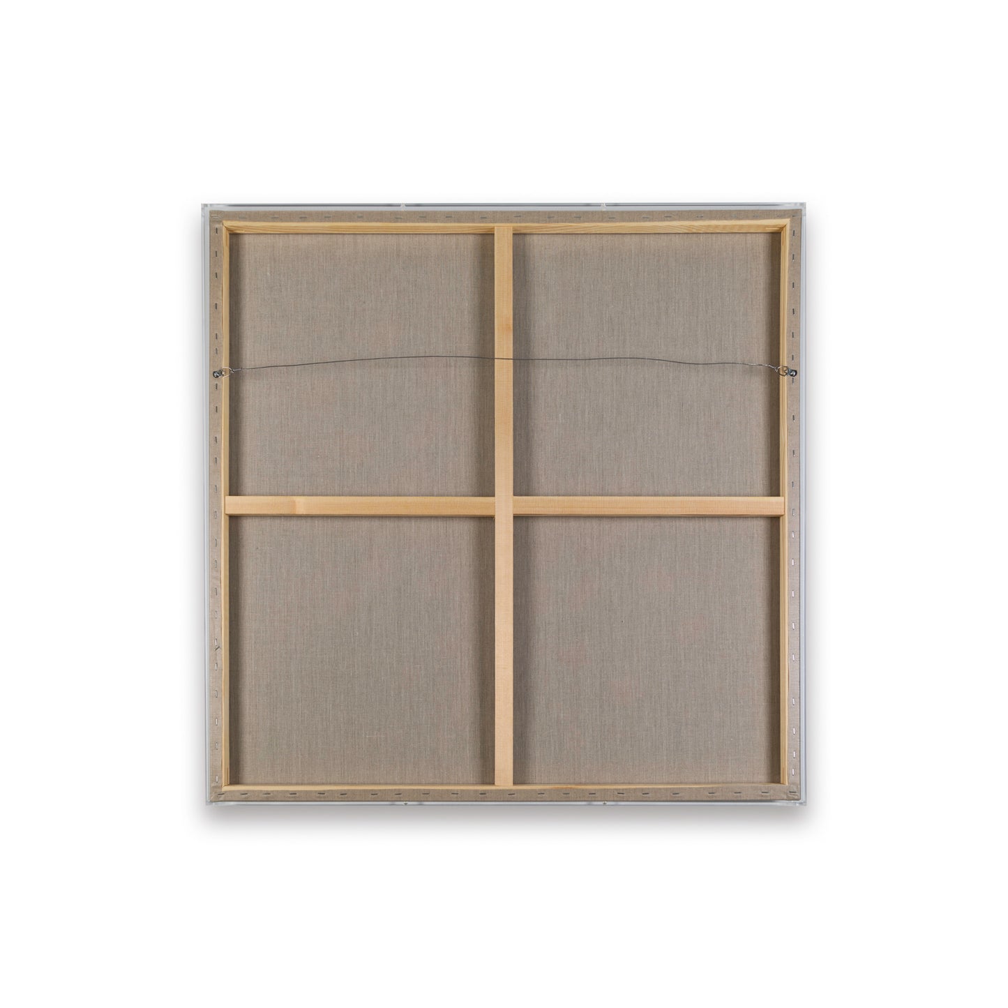 Framed Hermès Bolduc Silk Pocket Square Red in 20x20x2 Shadowbox