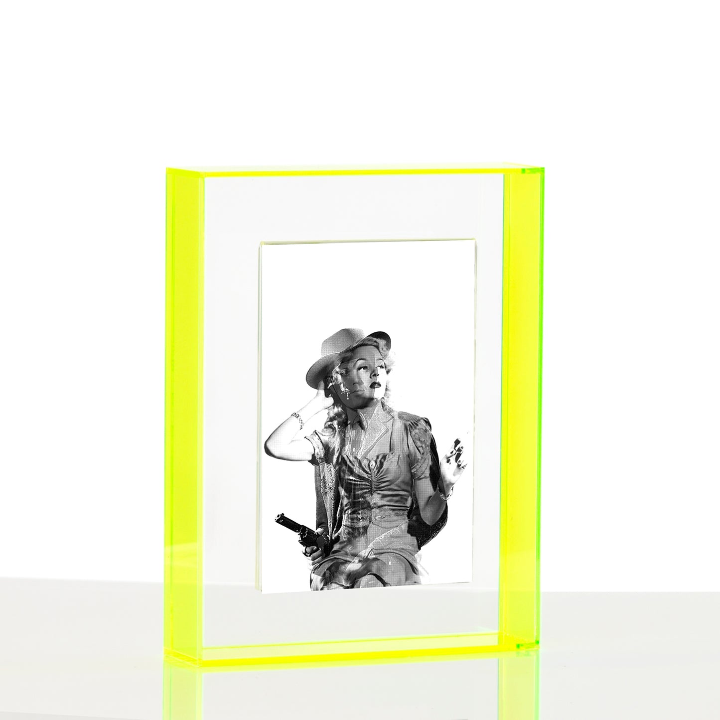 Smoking Gun by B. Shawn Cox 4x6 Framed In Your Choice of Float Frame with Magnetic Photo Holder