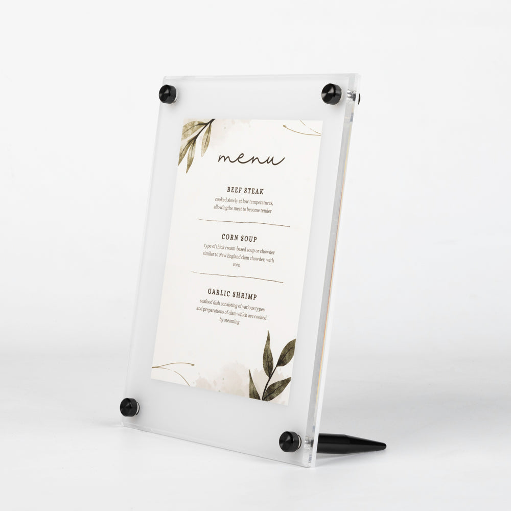 Personalized White Paper Picture Frames