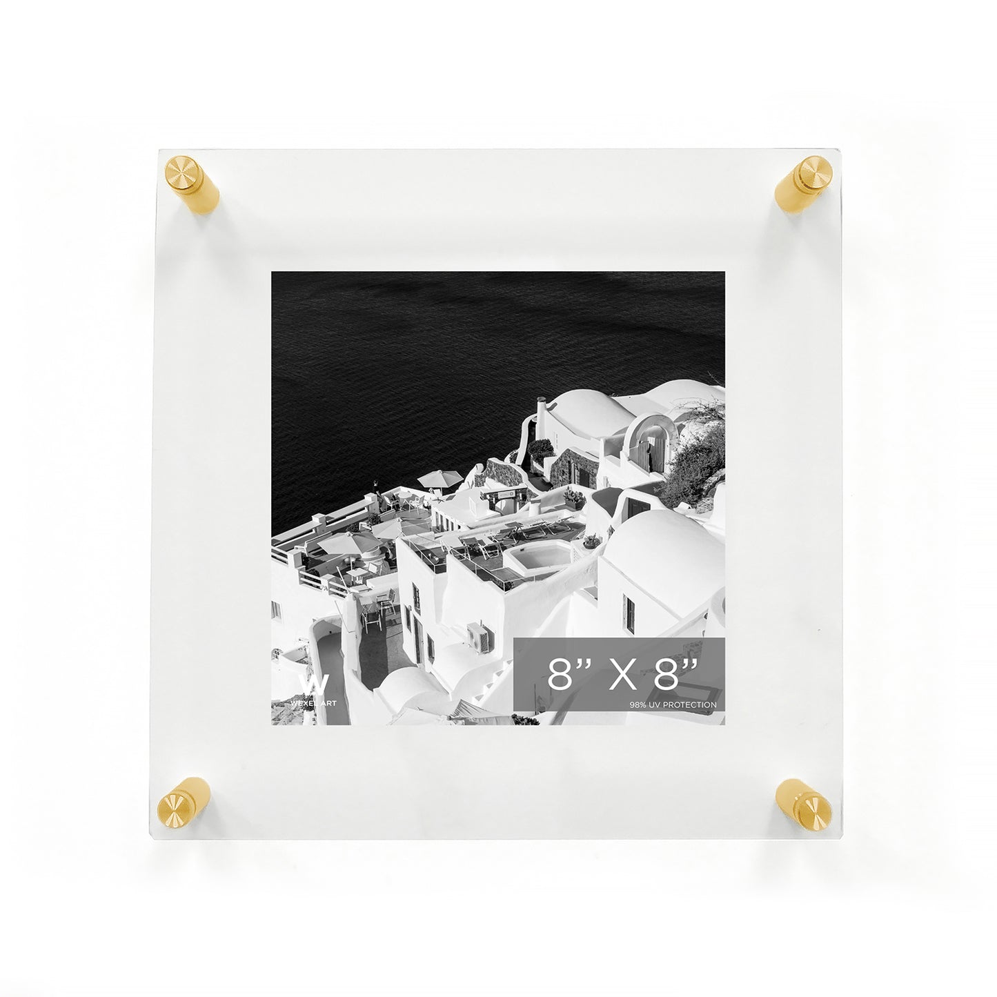 Modern UV-Grade Acrylic Floating Wall Frame
