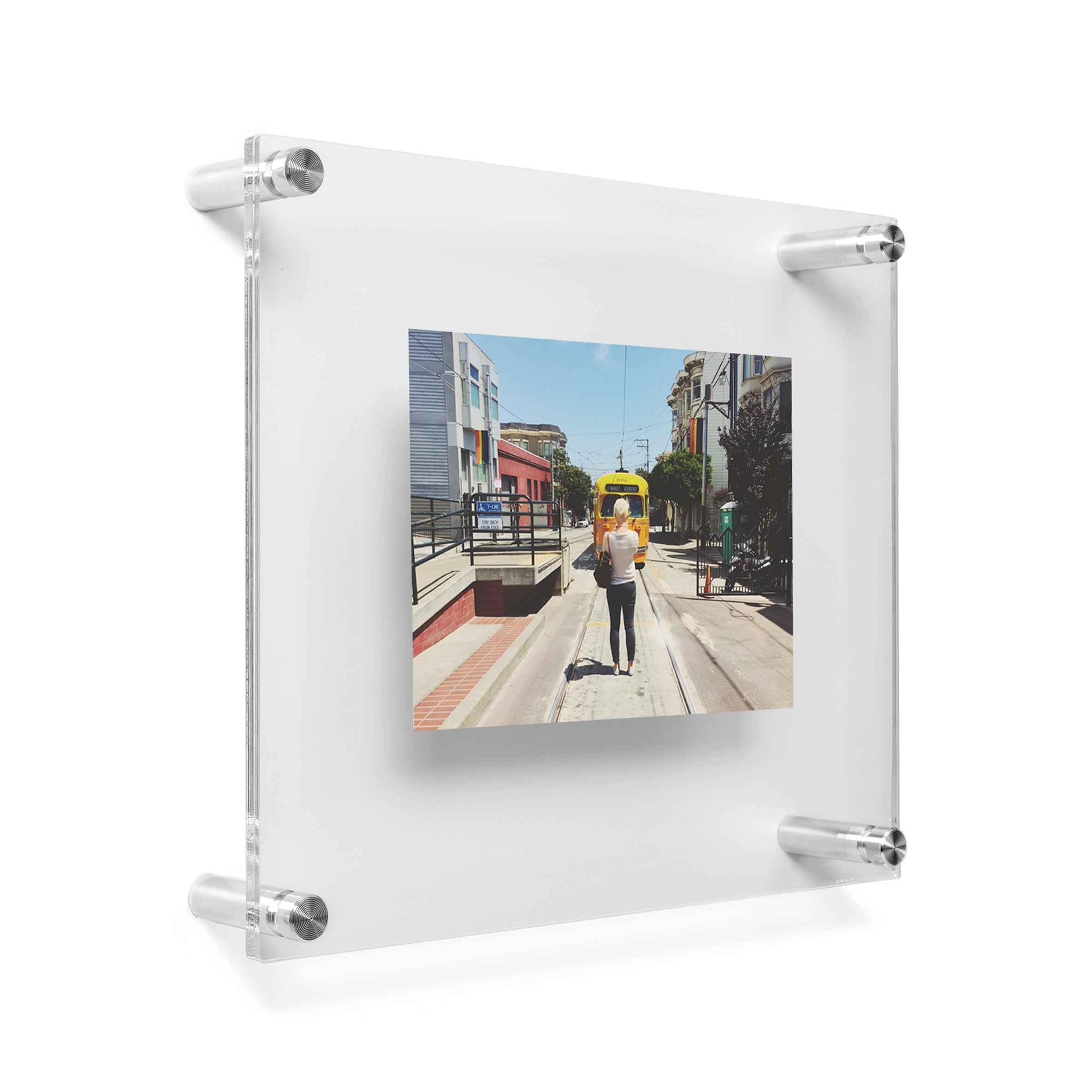 Double Glass Picture Frame Clear Glass Image Interchangeable Photo Frame  Glass Frame Frame Hanging Standing for Image Sizes up to 13 X 18 Cm 