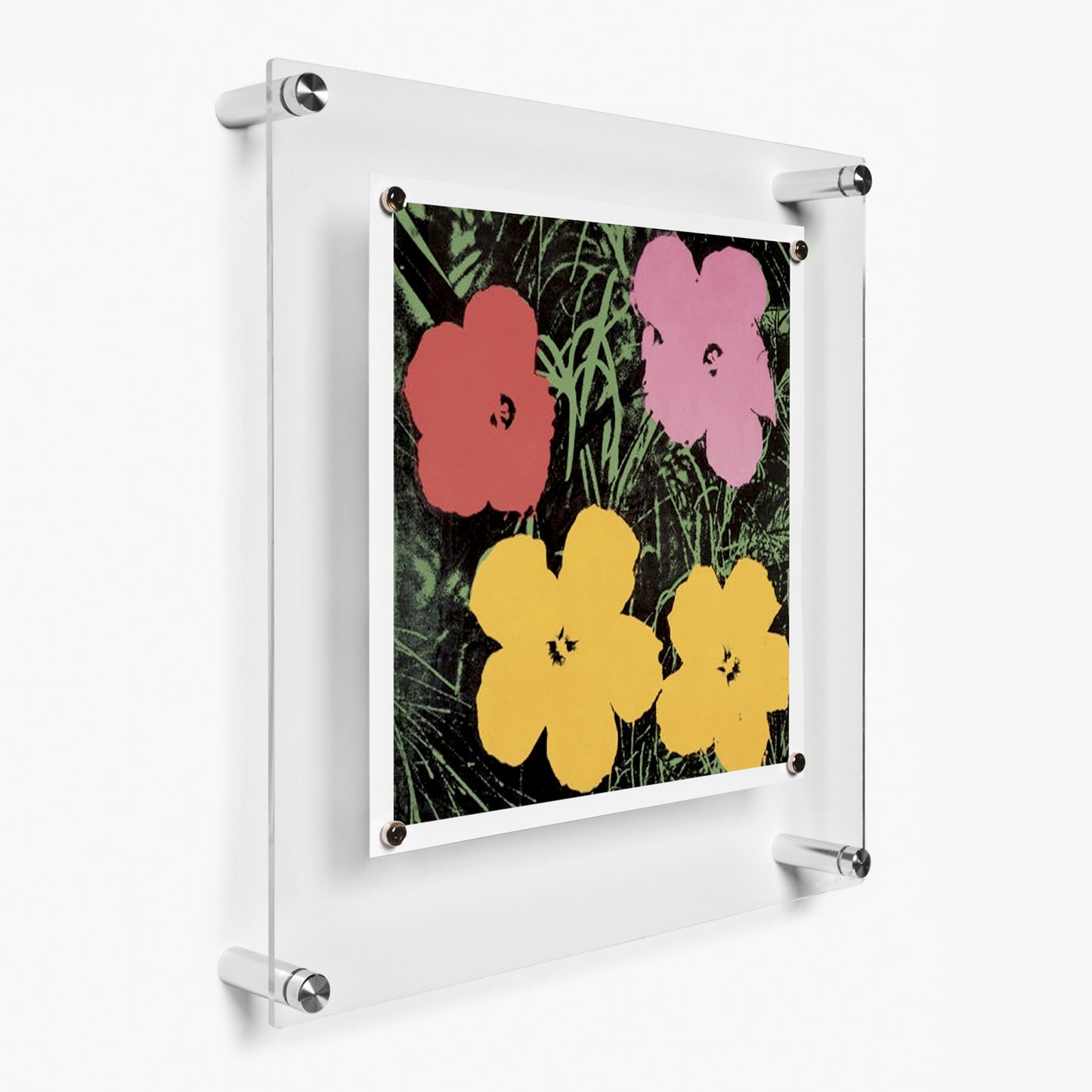 14" x 14" Easy Change Acrylic Float Frame + Magnets for 12" x 12" Art