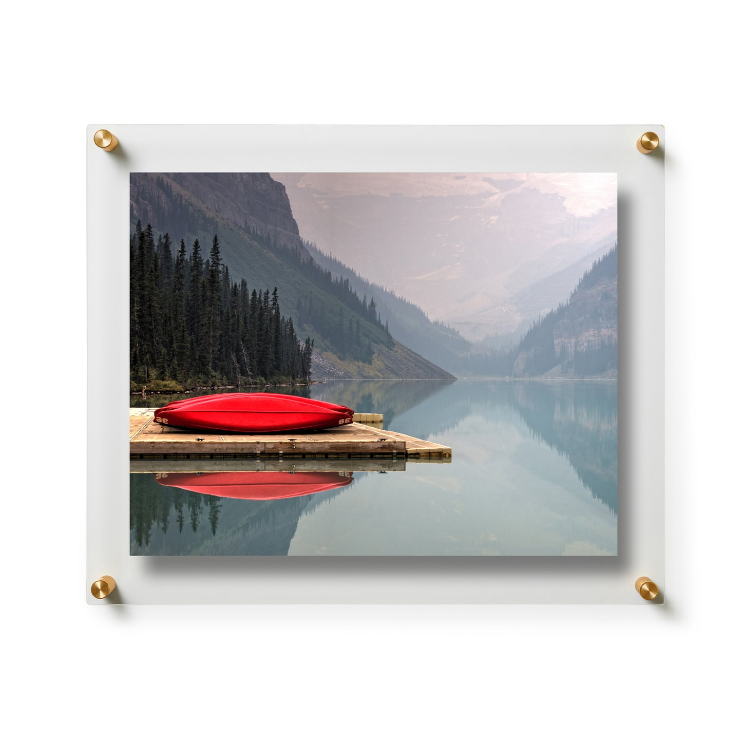 11x14" Photo Floating Acrylic Clear Picture Frame (Frame Size 15x18")