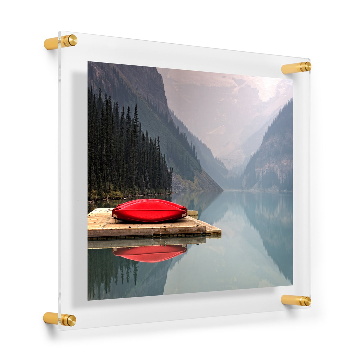 11x14" Photo Floating Acrylic Clear Picture Frame (Frame Size 15x18")