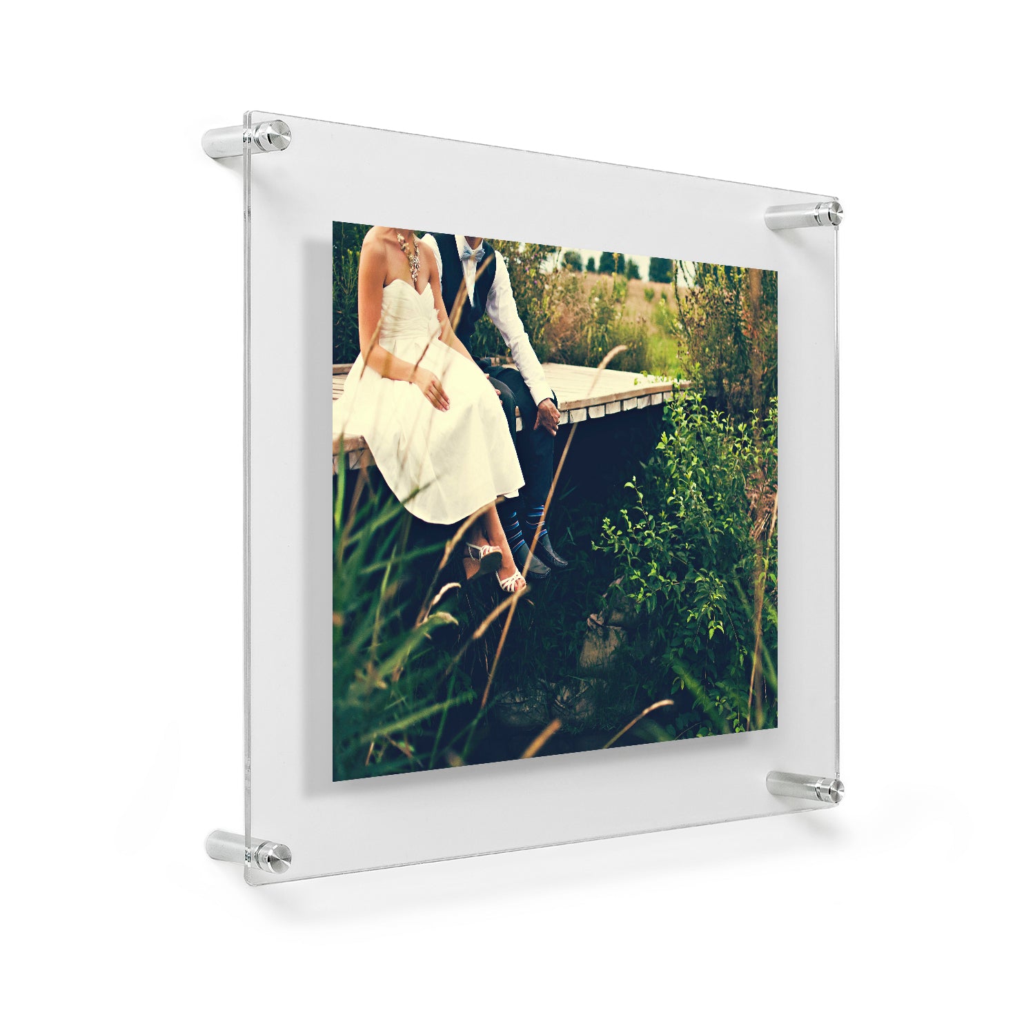 Wedding Acrylic Tabletop Float Frame – Wexel Art