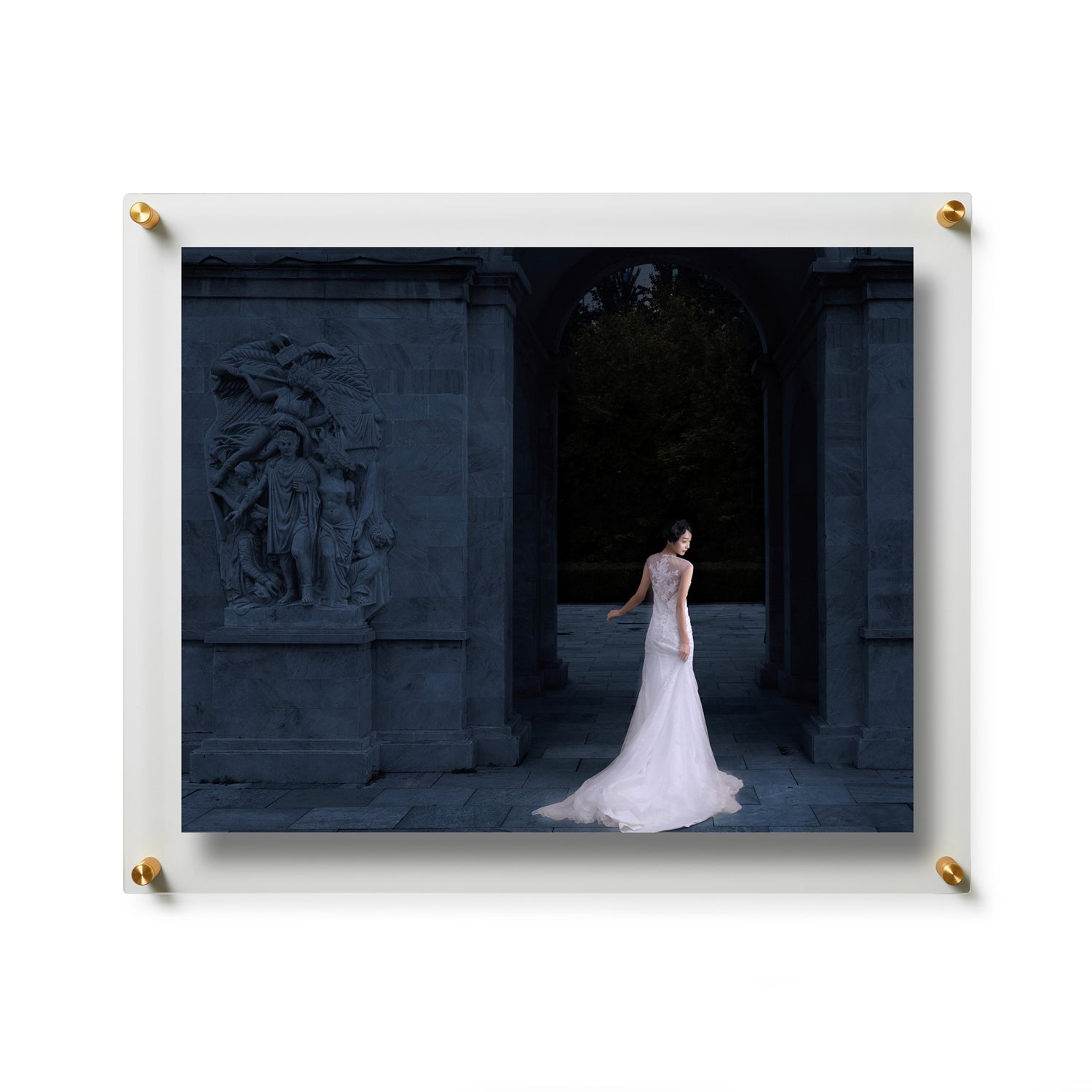 Wedding Acrylic Tabletop Float Frame