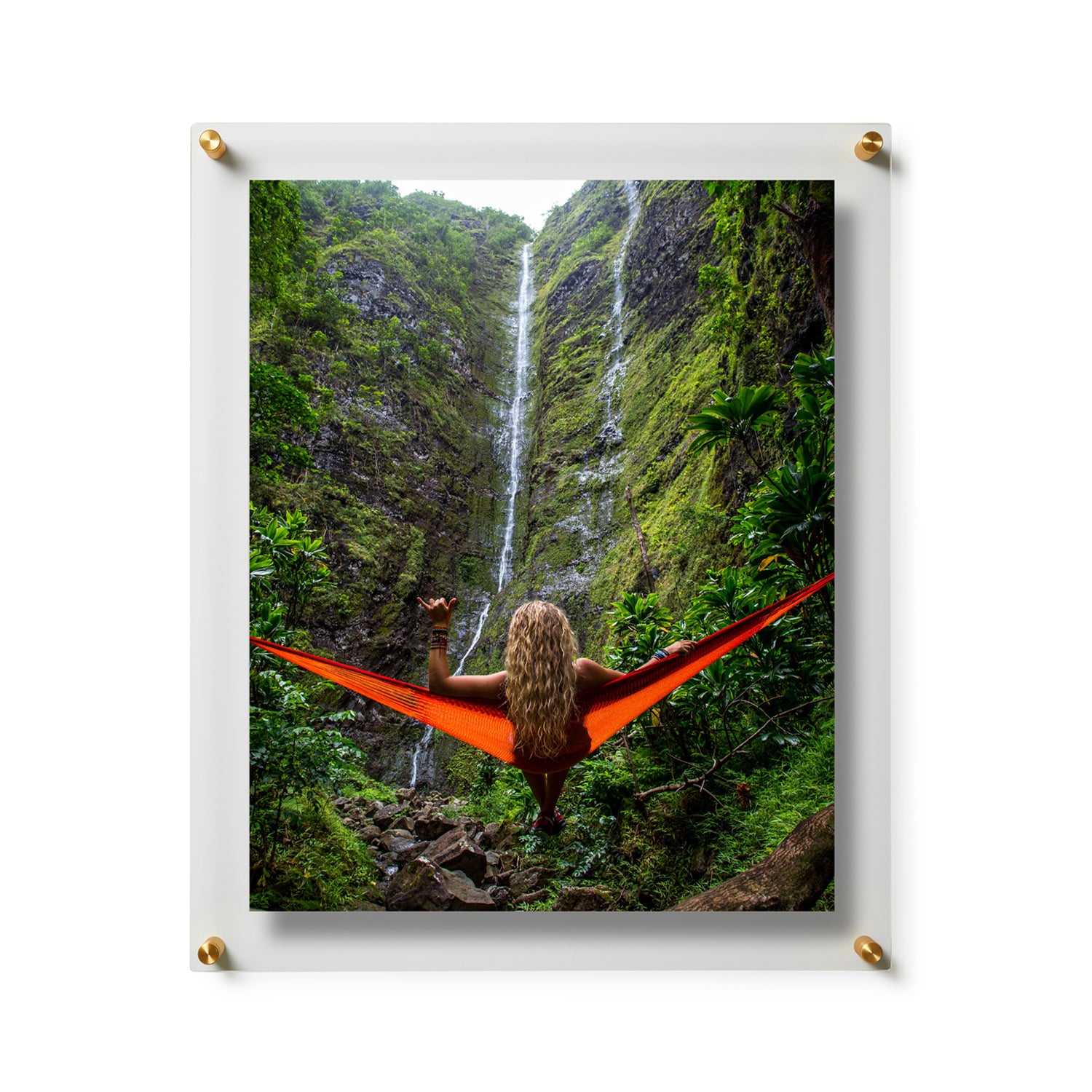 Modern Float Frame for 6x6 Photos | Made in The USA by Wexel Art